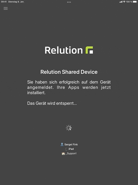 Relution Shared Device