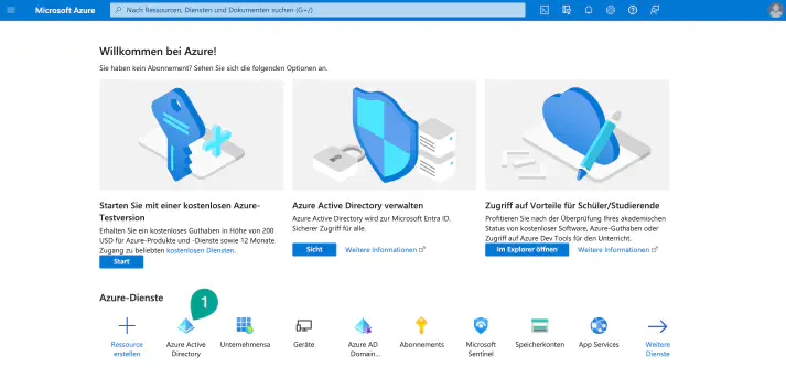 Accéder à Microsoft Entra ID dans le portail Azure