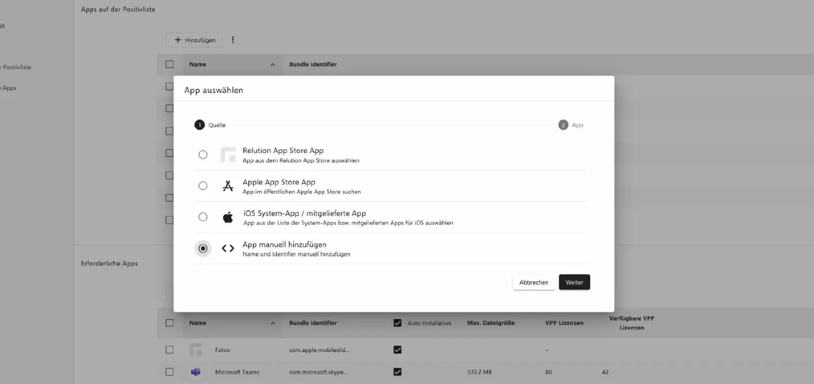 iOS 18 AirDrop bundle identifier com.apple.Sharing.AirDropUI shown in app compliance list
