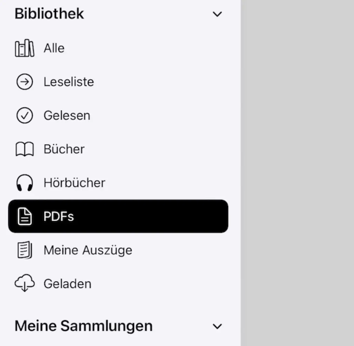 Verteiltes PDF-Buch in der Bücher-App auf dem iPad anzeigen