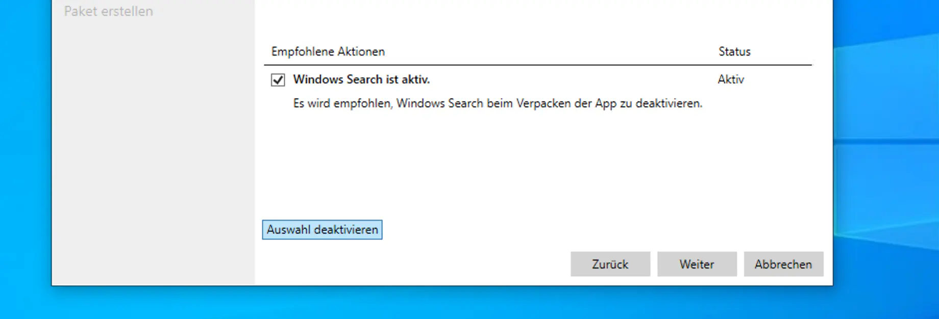 MSIX Packaging Tool