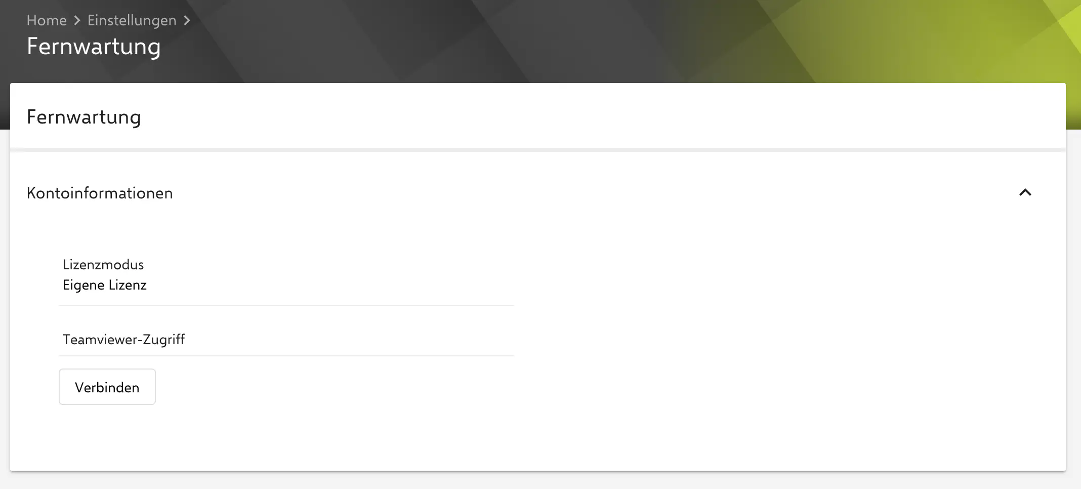 TeamViewer-Konto verknüpfen