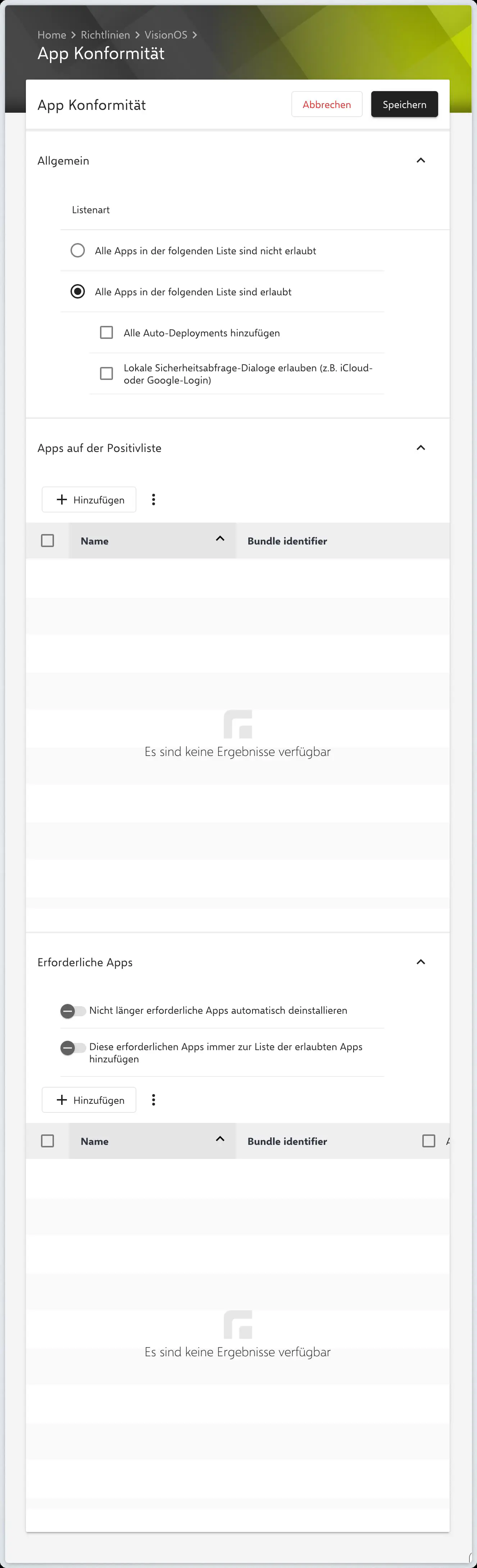 WatchO-Geräte in Relution