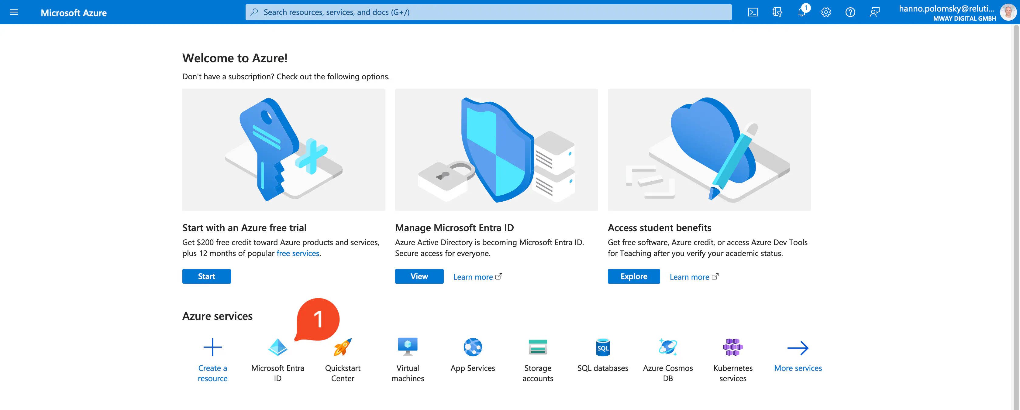 Connexion au portail Azure Active Directory pour la configuration OIDC