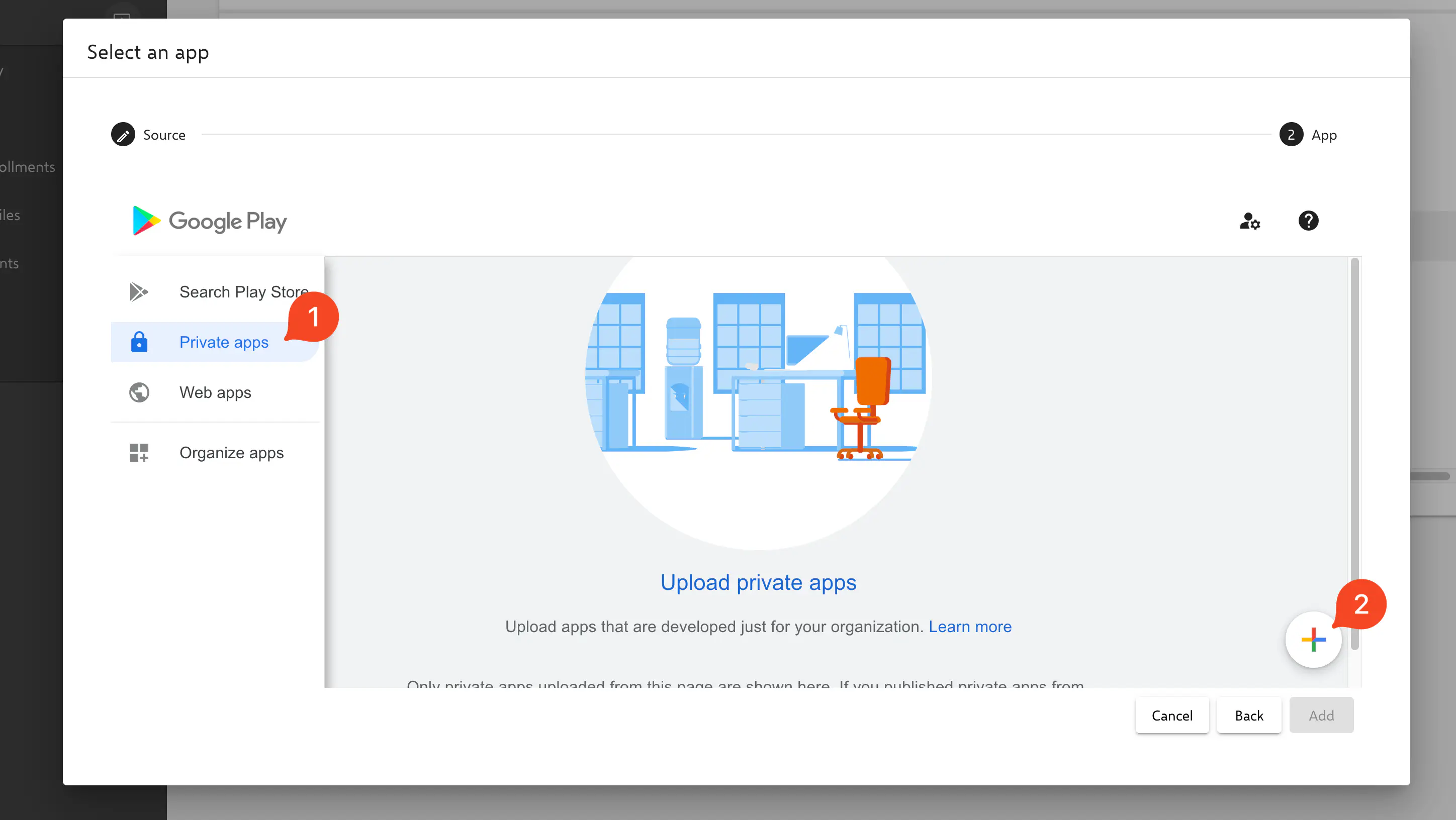 Select Managed Play Store