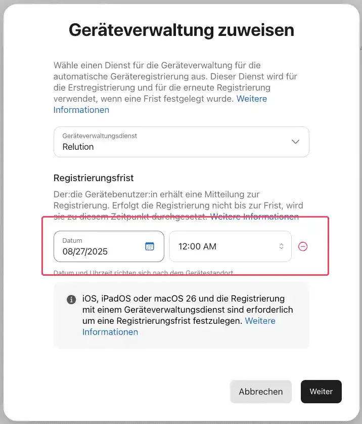 ASM/ABM: Migration abschließen