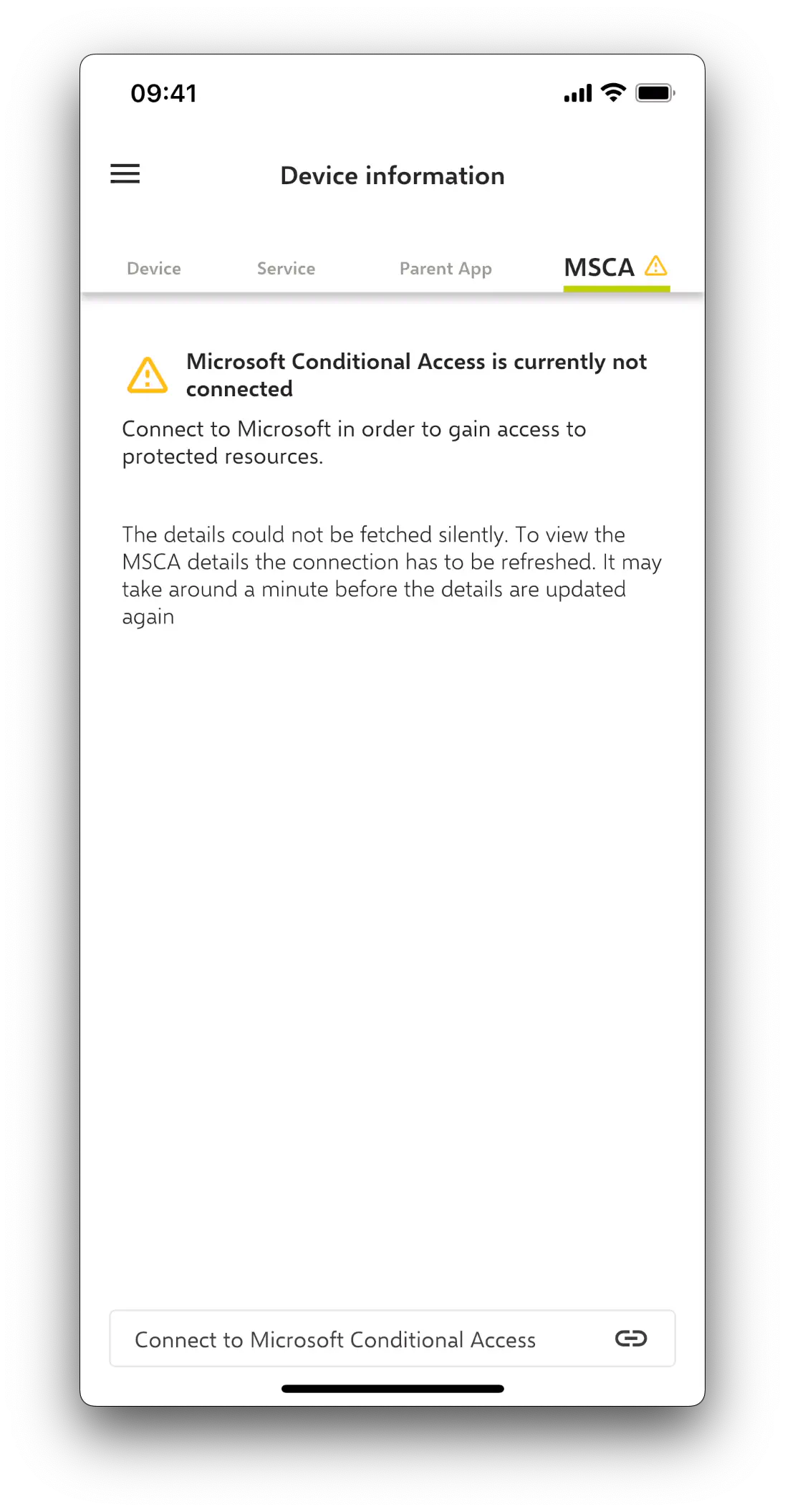 Agent Relution non connecté à Entra ID