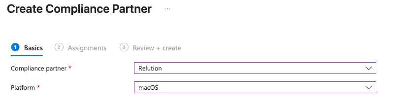 Compliance-Partner-Link Schritt 1