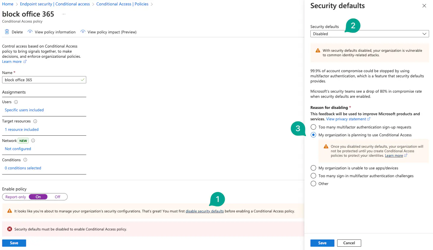 Security Defaults