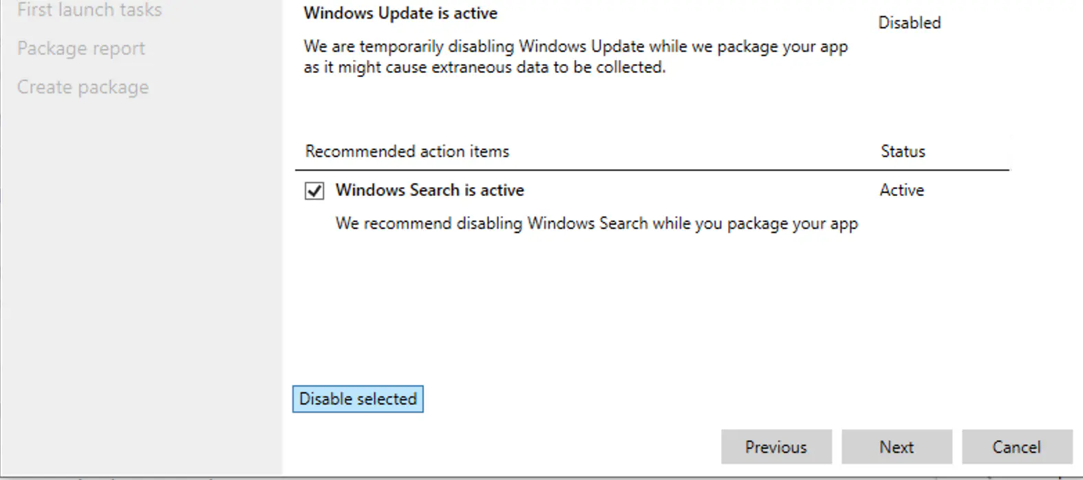 MSIX Packaging Tool