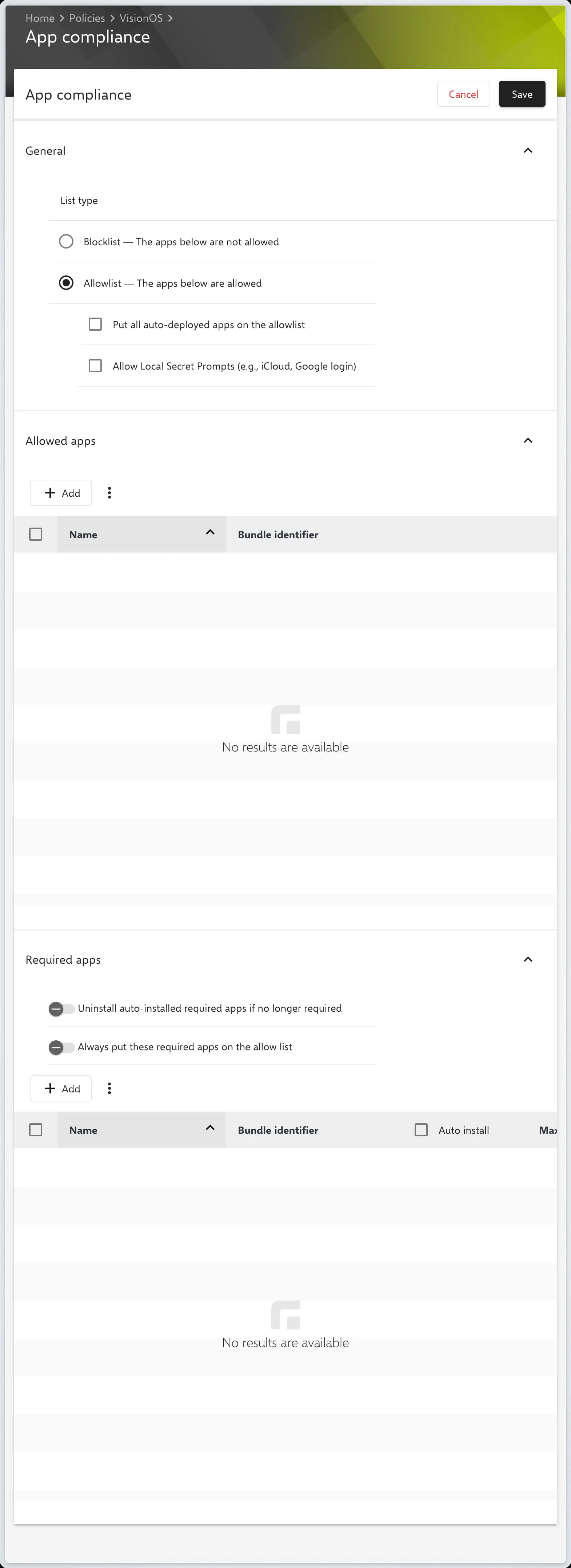WatchO-Geräte in Relution
