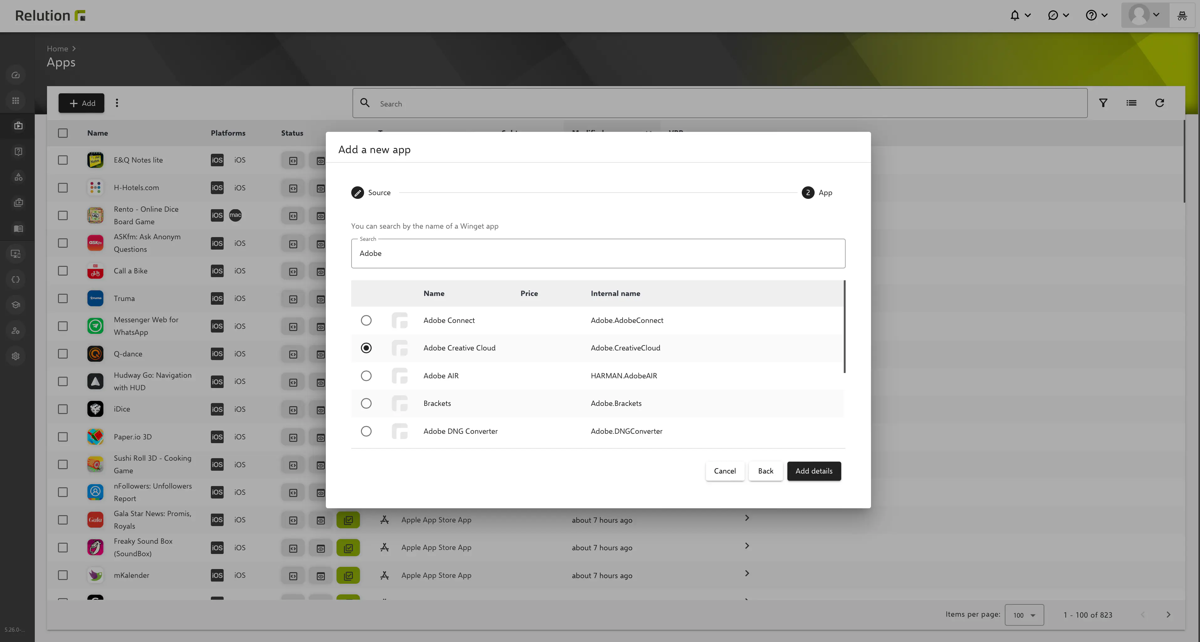 Ajouter une application WinGet