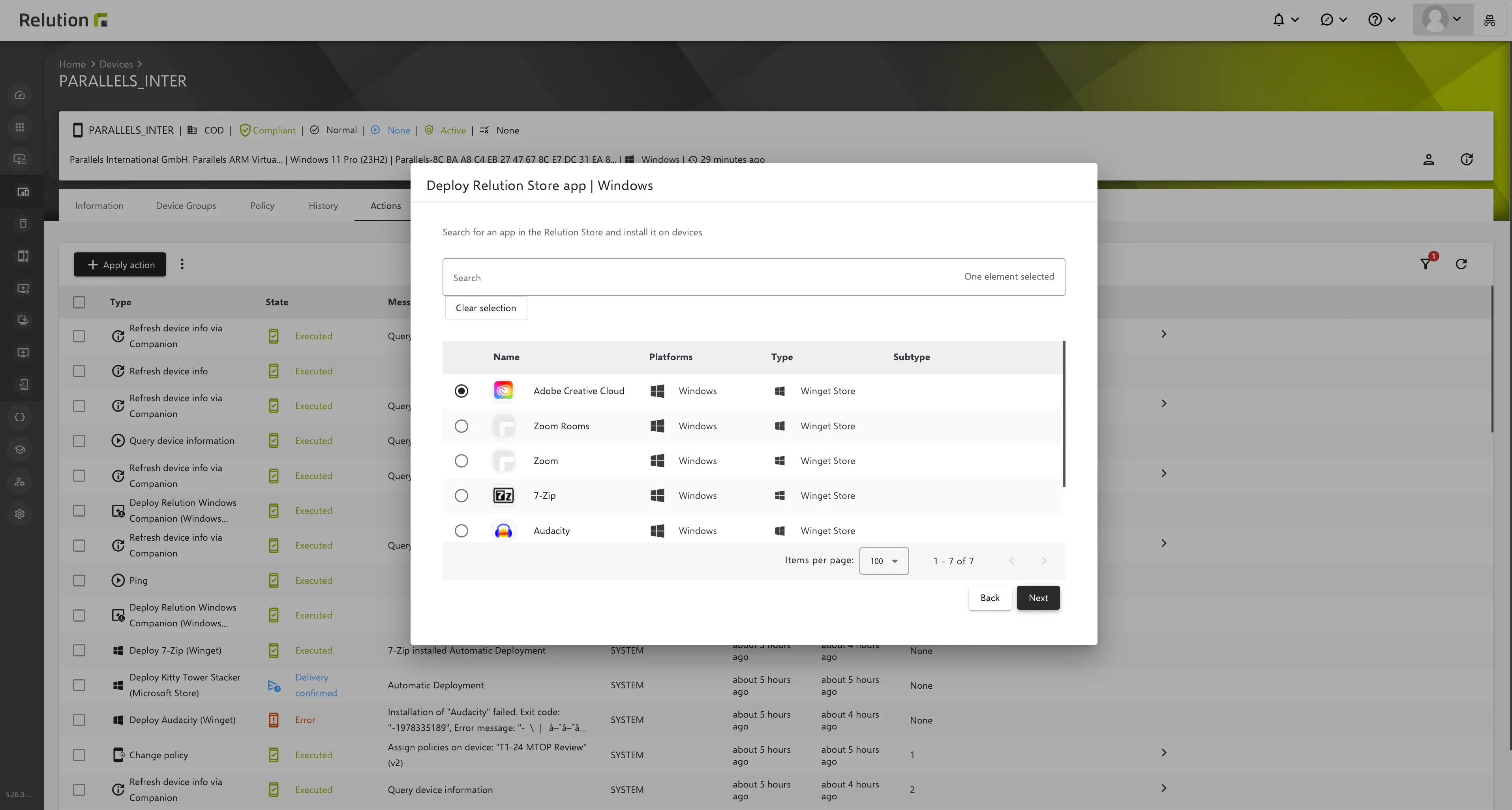 Ajouter une application WinGet